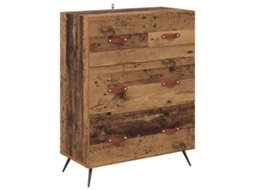 Baú de Gavetas com Gaveta Madeira Antiga 69,5x34x90 Cm MAISON EXCLUSIVE