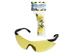 Gafas proteccion en166 patillas ajustables ambar