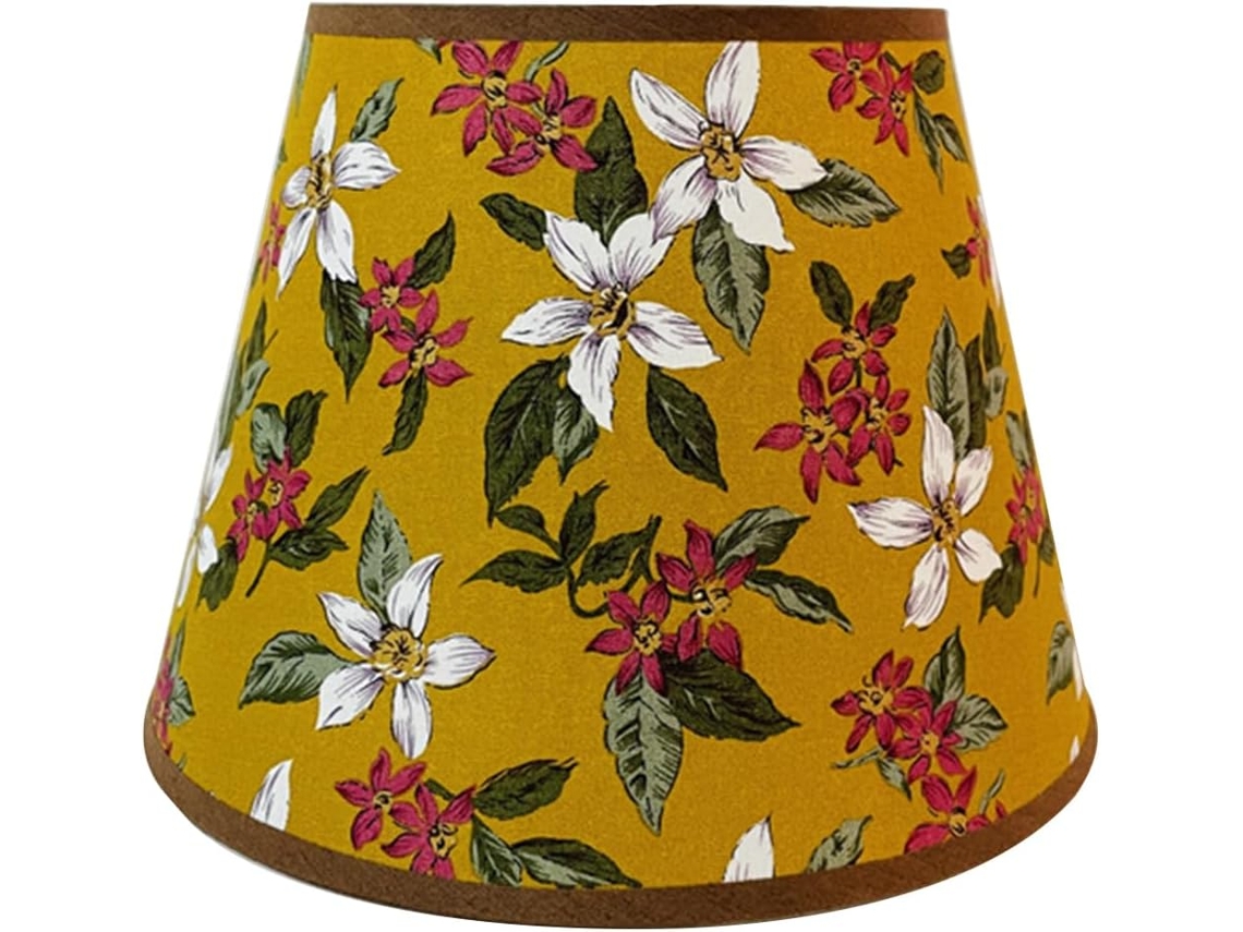 Luminária de Mesa Vintage em Metal e Tecido SFUSHOS