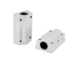 2pçs Bloco Deslizante Rolamento Linear Alumínio 8mm