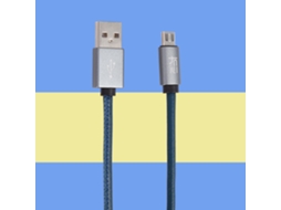 Cabo de Dados EOOCOO (material de Couro Puro, Interface Micro)