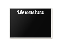 Quadro de parede magnético "We Were Here For The Office" Espelharte (100x70 cm)