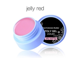 Gel De Extensão De Unhas Profissional 15g De Qualidade Superior Para Uñas Naturais E Artificiais - Cor Rosa Vermelha