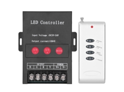 2026 controlador de Tiras Led Rgb 360w Dc5 24v com Ajuste de Brilho e Velocidade, Módulo Colorido