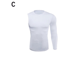 Camiseta Com Manga Única Para Esportes E Treinos - Tamanhos S A Xxxl