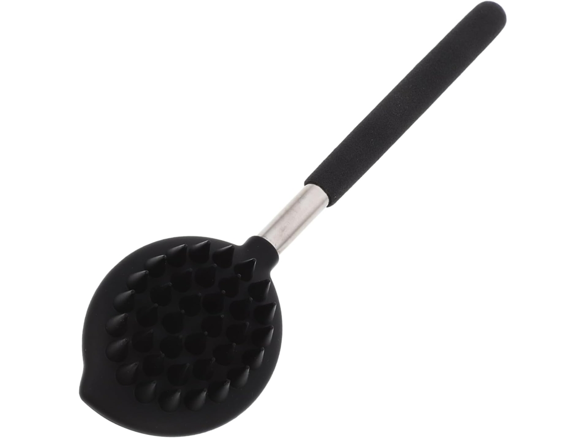 Lurelia Escova De Silicone Para Costas E Corpo, Silicone Macio, Cabo Longo E Dupla Face, Rotina Spa Prático