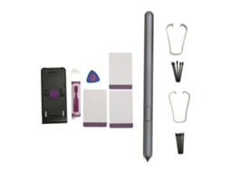 2026zentro-caneta Estilo Para Galaxy Tab S6 Com 4096 Sensibilidade De Pressão E 10 Pontas De Reposição Cinza