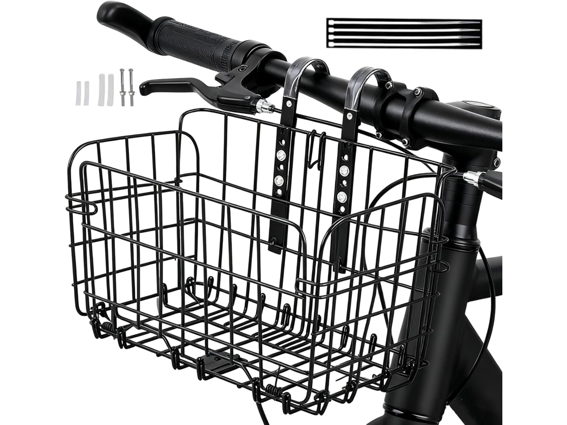 Lurelia Cesta Bicicleta Portátil E Led - Cesta Para Bicicleta Acessório Grande Para Bicicletas Dobráveis