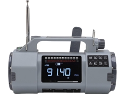 Rádio De Emergência Com Manivela E Energia Solar, Com Bateria Usb Tipo C