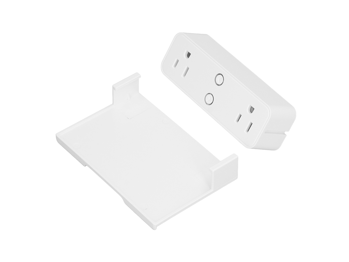 Awts regleta de Energía Con Wifi Y Ble Control Remoto 2 Tomacorrientes 10a Ac Smart Home