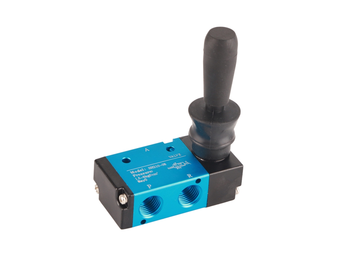 Válvula Pneumática Manual De Alavanca Laxiscreed 2/3 Vias Para Controle De Ar