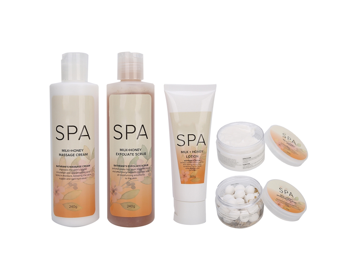 Kit De Cuidado Com As Mãos 5 Peças: Creme Exfoliante, Máscara, Tabletes Efervescentes, Creme De Massagem, Fragrância De Leite