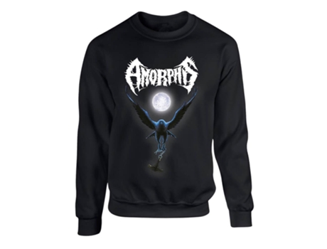 Camisola AMORPHIS Black Winter Day Suéter (Preto - Algodão - Xl)