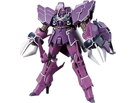 Kit de modelo preto Bandai Spirits Gundam 1/144 Hguc Rozen Zulu para adultos com 14 anos ou mais