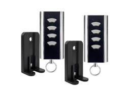 Controle Remoto Para Porta De Garagem Entrematic Rcu 433, 2, Compatível Com Porta De Garagem Crawford Standard Steel 433,92 Mhz