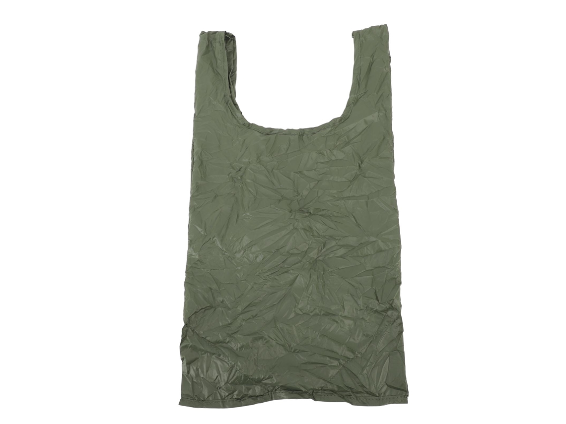 Bolsa de Compras Reutilizável Dobravel Grande Capacidade Leve Armazenamento Verde