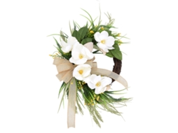 Guirlanda Artificial De Magnólia Laxiscreed Para Primavera E Verão, Decoração De Porta De 50cm