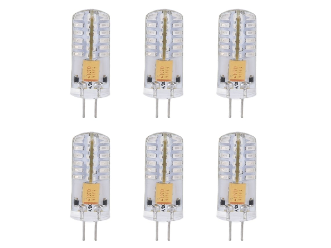 2026 6 Peças de Lâmpada Led Fácil Instalação Luz Uniforme 12v Vermelha para Festa Lar