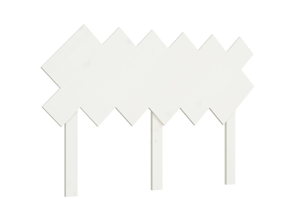 Bed Headboard, Bed Headboards Vidaxl Branco Madeira De Pinho (122.5 X 80.5 Cm)