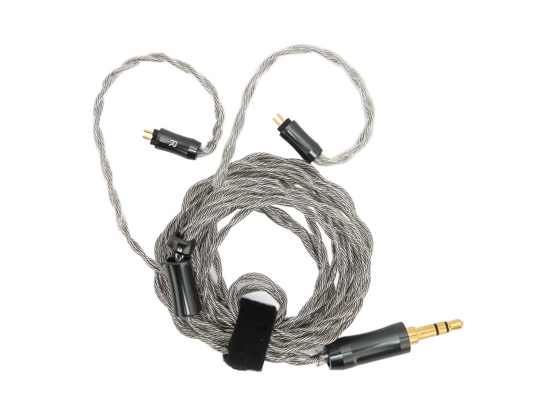 Cabo de Upgrade para Fones LAXISCREED Cobre Prata 0.78mm