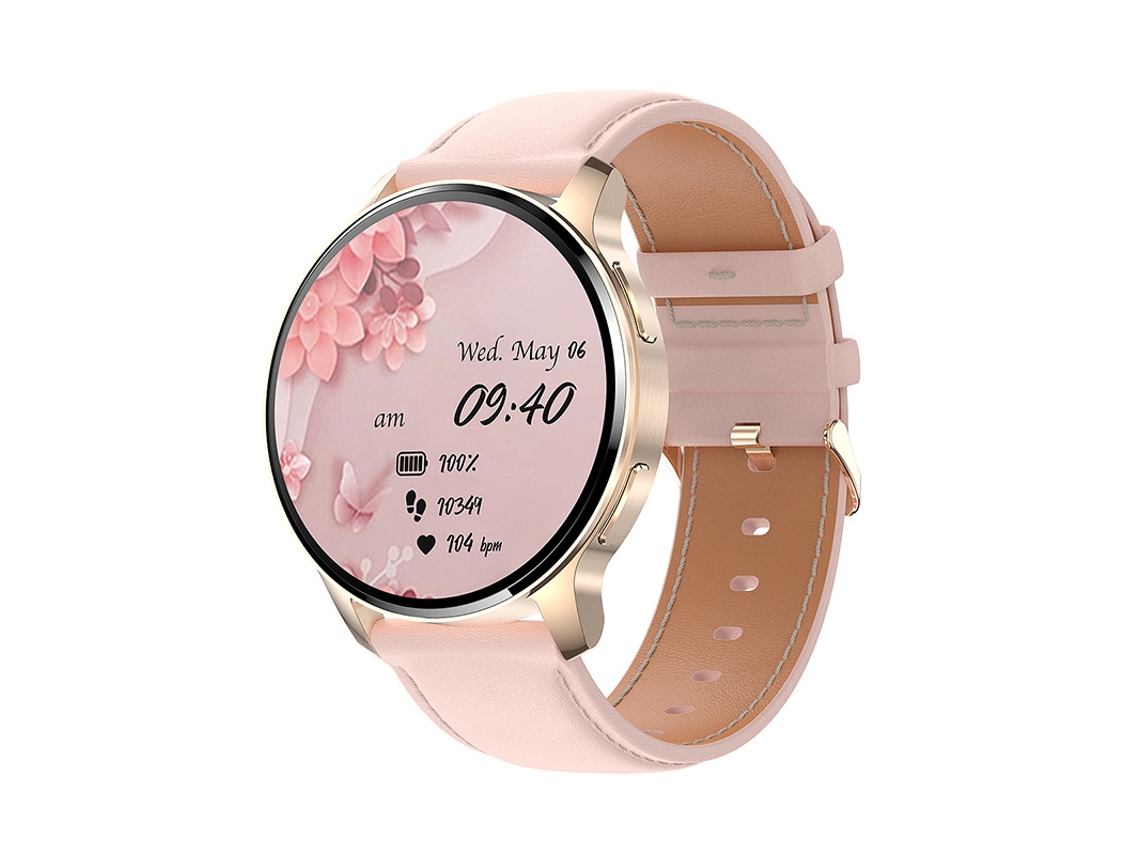 Smartwatch Yizhood I50 1.32 Inch Bluetooth Chamada Ip67 À Prova De Água Monitorização Da Saúde 270mah (android E Ios Rosa)