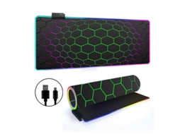 Mouse Pad Com 14 Modos De Iluminação Rgb E Base Antiderrapante Aquaforge (estilo 16, 4009003mm)