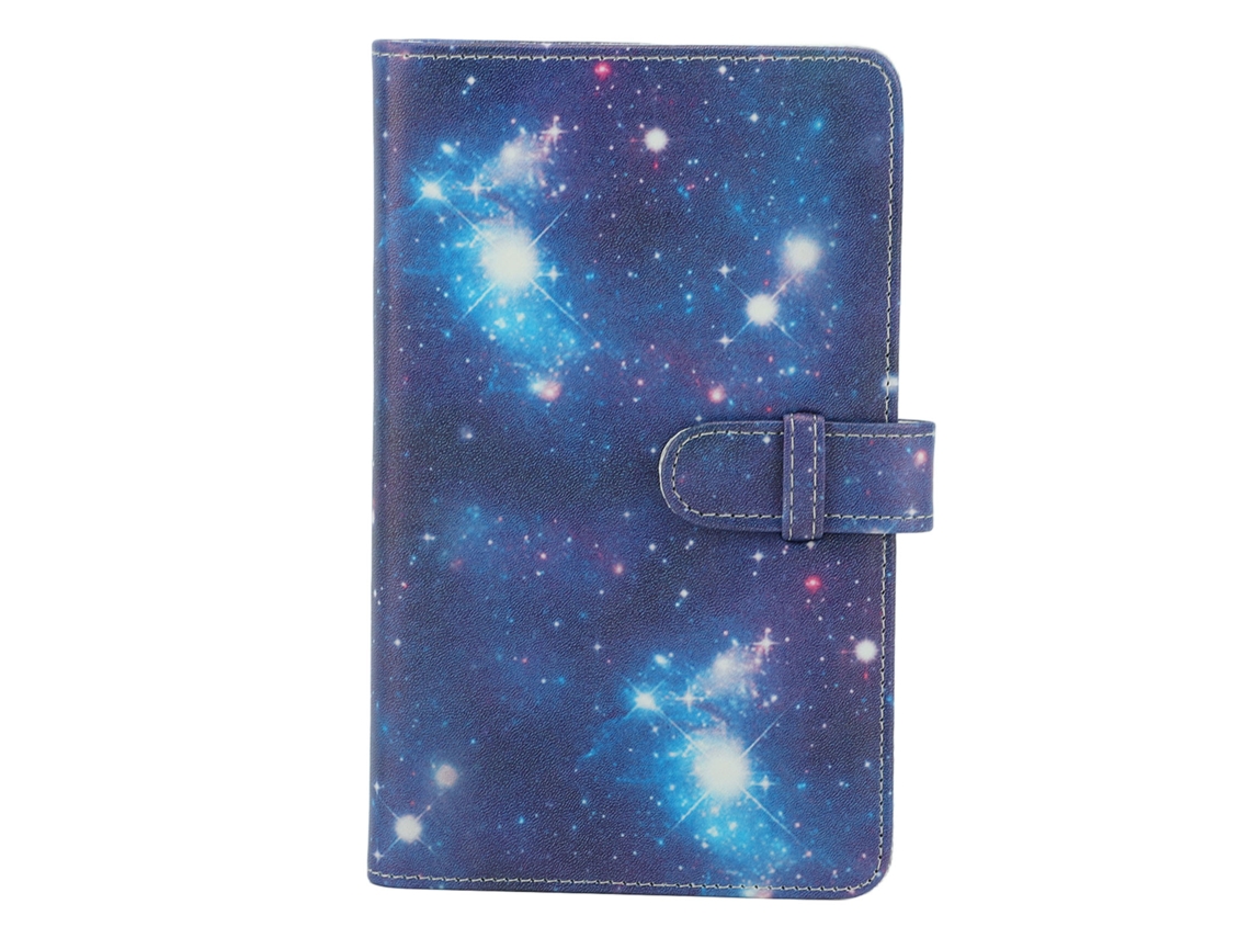 Álbum De Fotos Mini 3 Poli 108 Bolsillos Pu Pvc Portátil Cartera Para Cámara Instantánea Cielo Estrellado