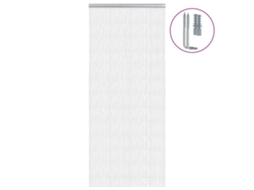 Chain Door Fly Screen, Chain Door Fly Screens Vidaxl Prateado Alumínio (90 X 200 Cm)
