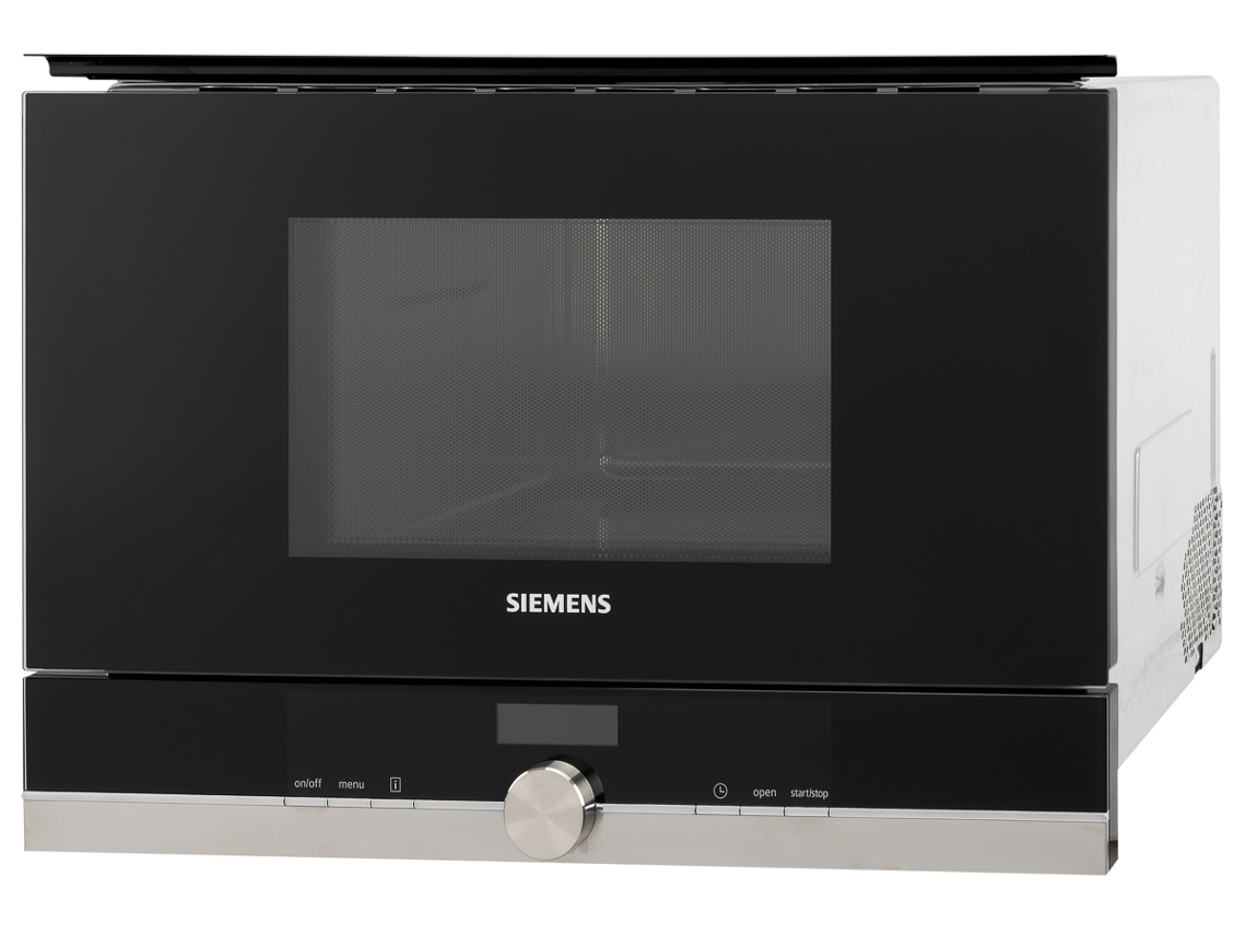 Micro-ondas Encastre SIEMENS BF634LGS1 (21 L - Sem Grill - Inox)