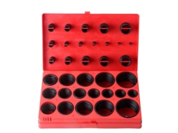 Kit De Anéis O 419 Peças Ø3-50mm Retenções De Borracha Resistente Ao Calor Caixa Plástica