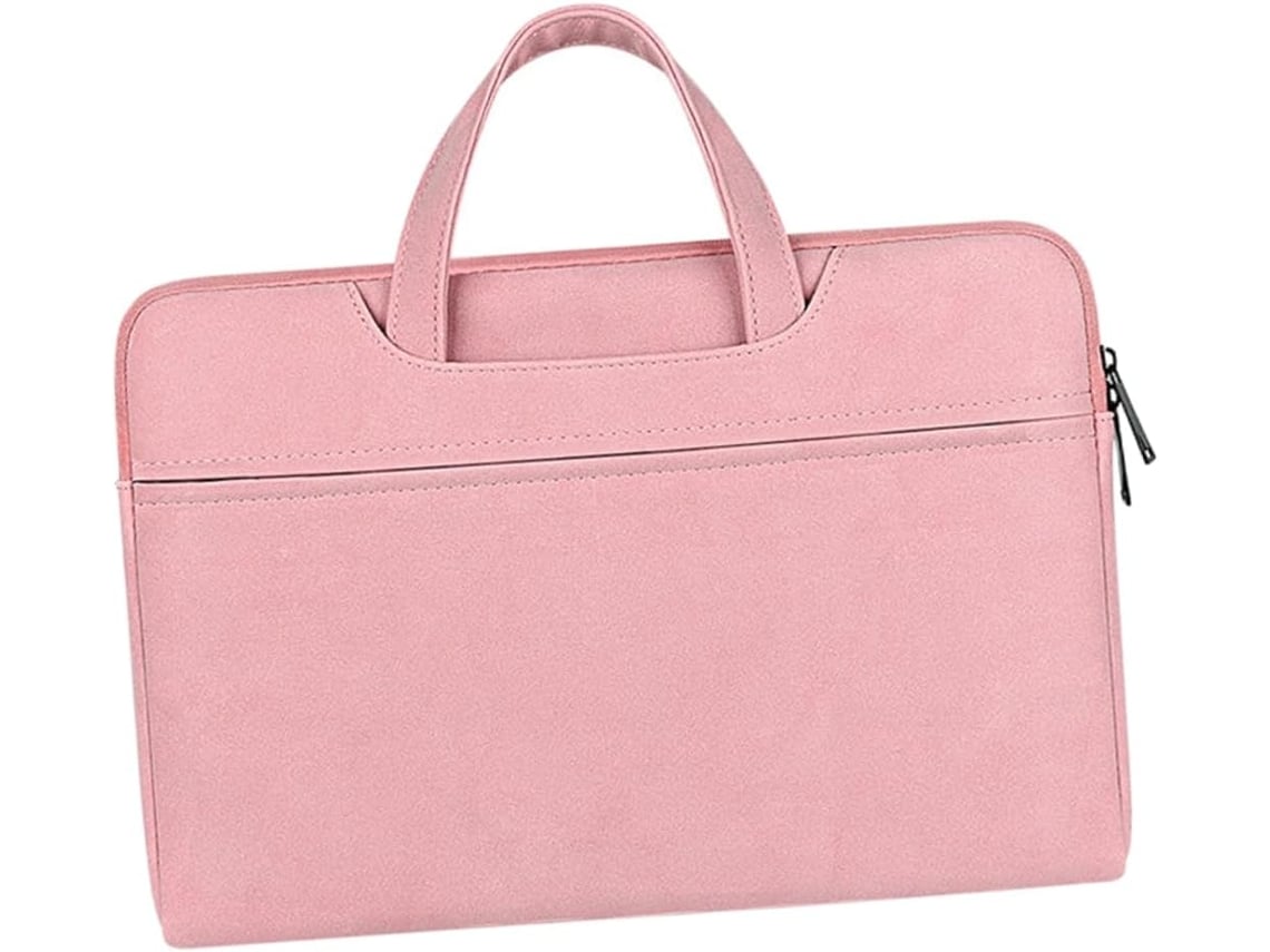 Capa Para Laptop Em Couro Pu Rosa, 13,3 Polegadas