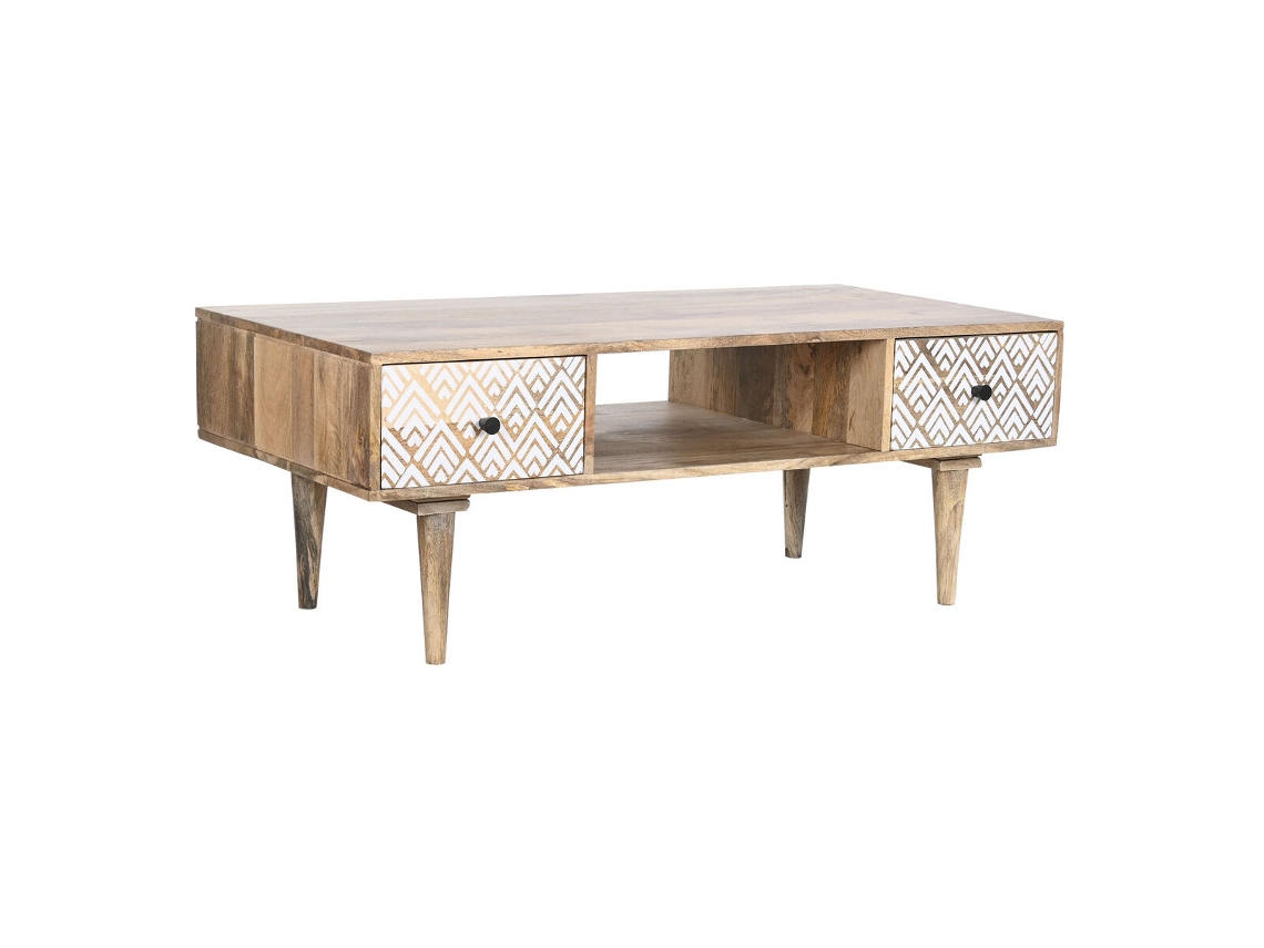 Mesa de Centro DKD Home Decor 120 x 60 x 45 cm Madeira de mangueira