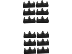 Suporte Para Pincéis De Caligrafia Série 2, Prático E Leve, 6 Peças X 2.