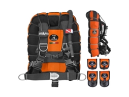 Colete Fly Tech Laranja Xsdive System