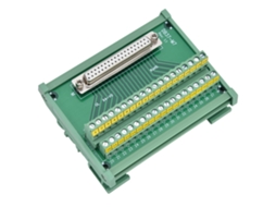 Laxiscreed Adaptador De Bloco De Terminais Para Conector Pcb Splitter Compatível Com Dc 60v E Db37