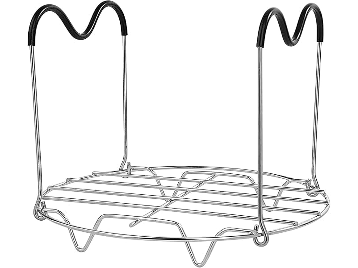 Vapor Rack com Alça de Silicone, Acessórios Resistentes Ao Calor e Compatíveis, para Fácil Remoção de Alimentos da Panela. ZYBLSSBB