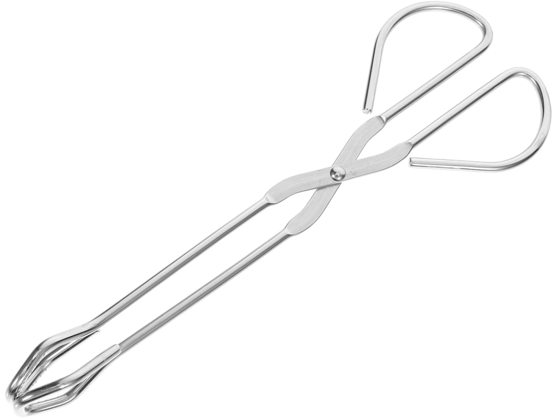 Pinça Para Churrasco Bestonzon De 24cm Em Aço Inoxidável, Leve E Durável, Com Clipe Multifuncional Para Cozinha E Festas