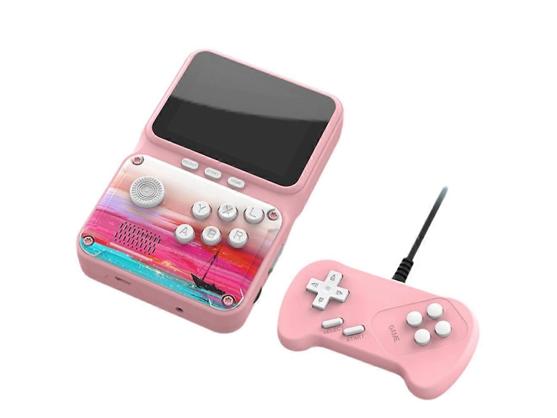 Console de Jogos Retrô Portátil de 2,8 Polegadas com 500 Jogos, Conexão Av e Suporte para 2 Jogadores. GOKOCO