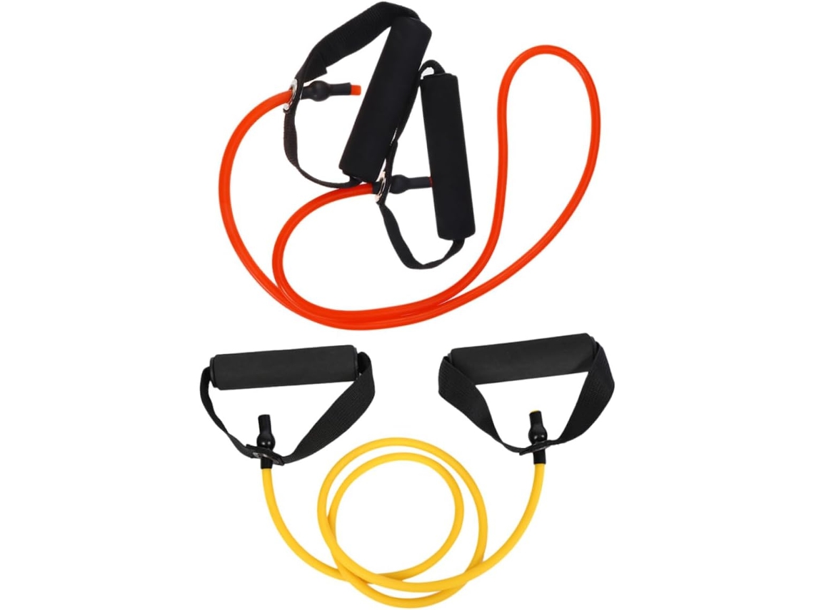 Corda Elástica De Látex Supvox Para Exercícios, Tração, Faixa Alongamento Treino Fitness, Resistência Com Alça