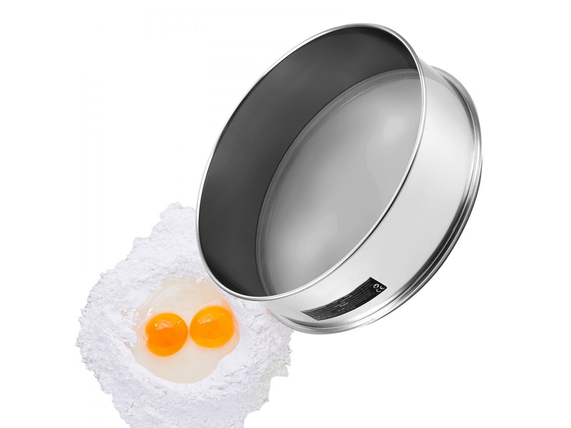 Peneira De Inox 80 Mesh 320mm Para Farinha Tekmaquinas