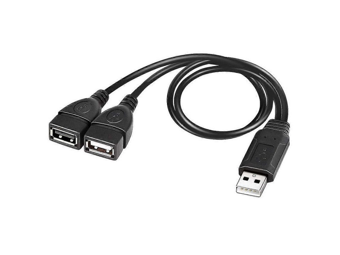 Divisor de cabo USB Fasst, macho para duas fêmeas, carga e dados, compatível, S/MARCA
