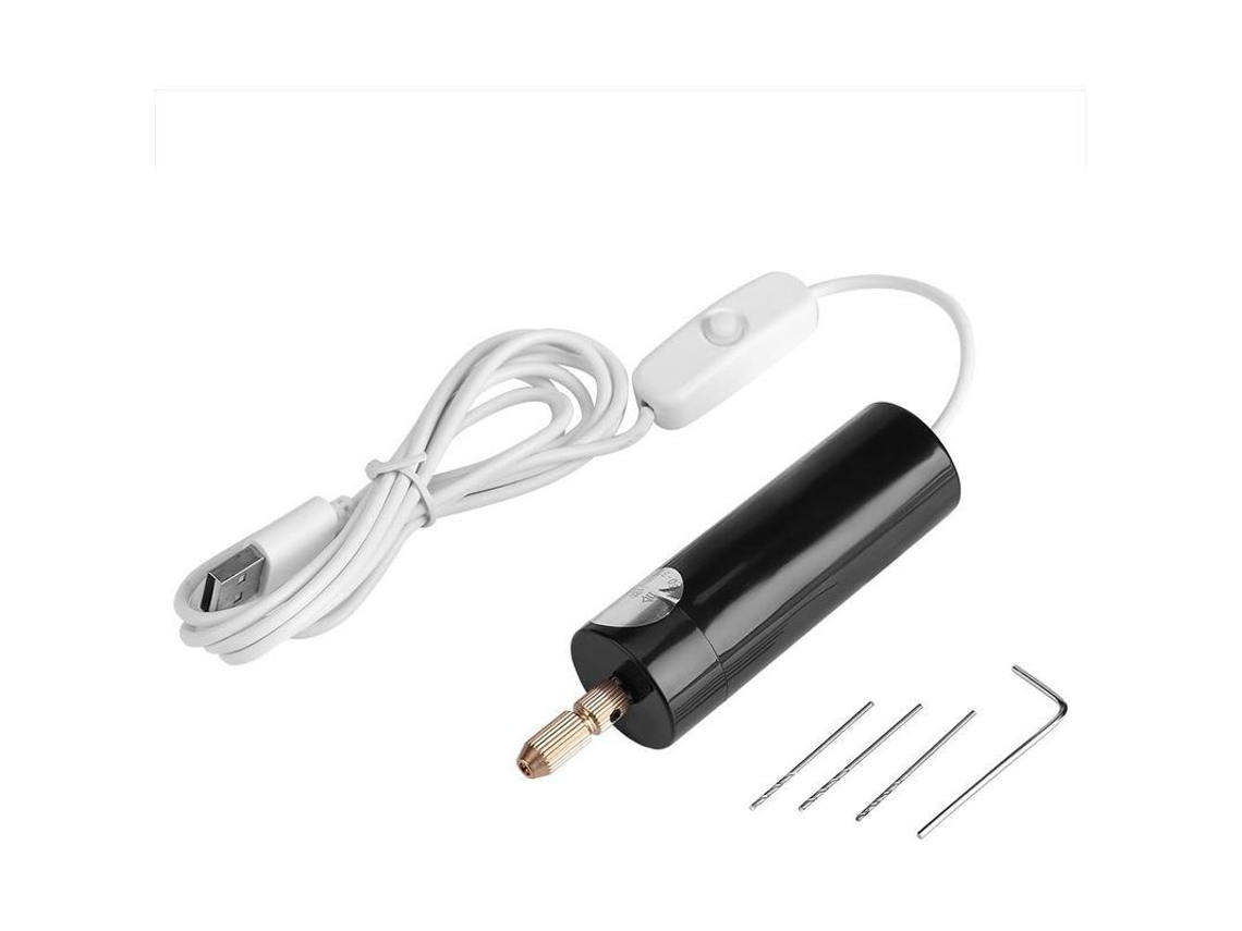 Mini furadeira elétrica USB, portátil S/MARCA