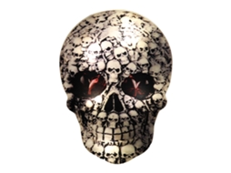 Luzes de Caveira LED Carregáveis com Bateria para Halloween Festivais e Festas