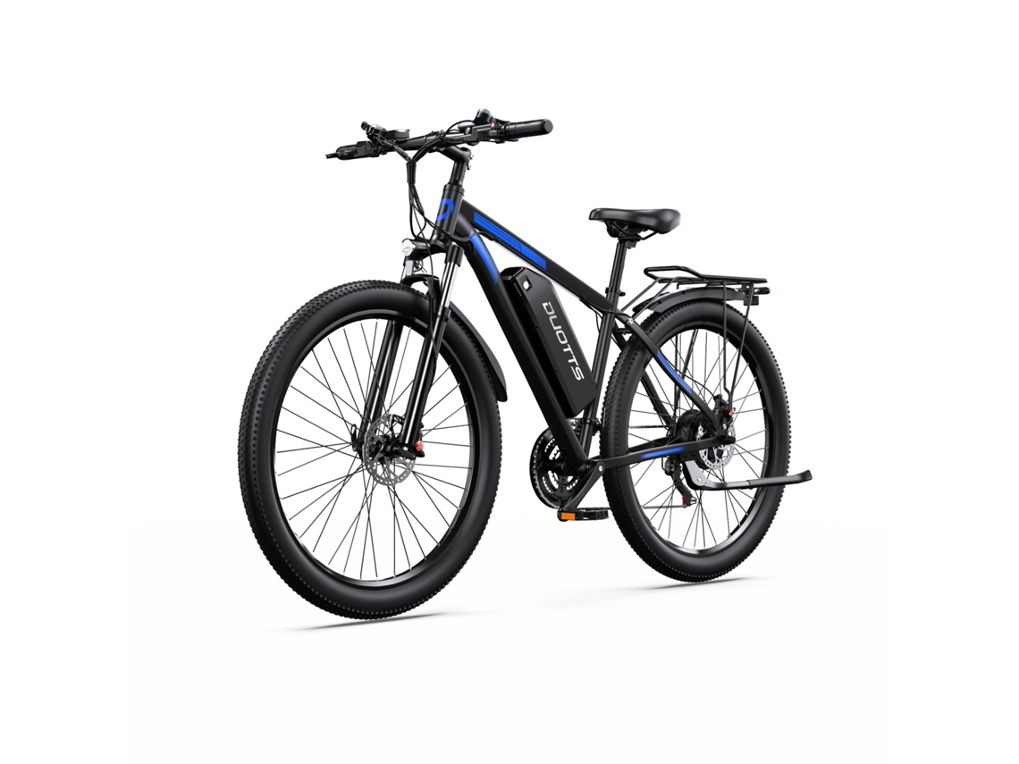 C29l Bicicleta Elétrica 750w, 48v15ah×2, Rodas 29", Freios Hidráulicos Azul preto DUOTTS