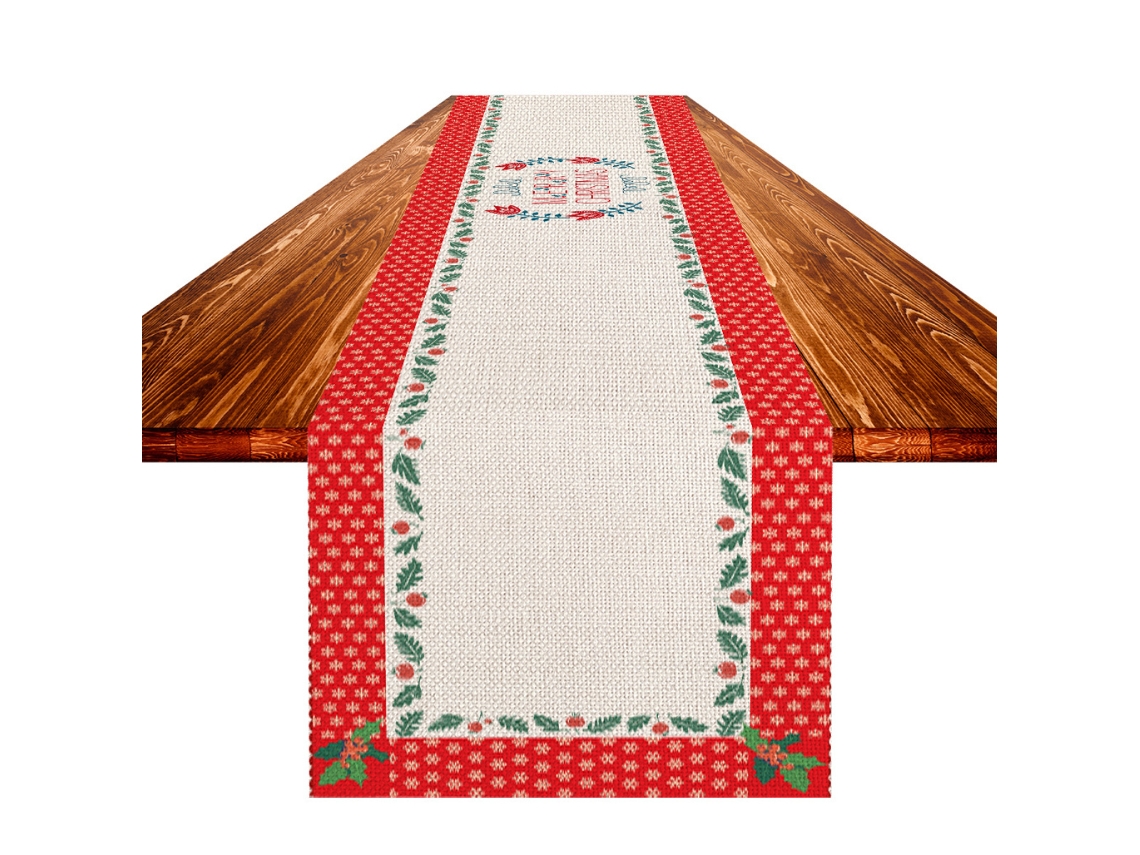 Decoração de Mesa de Natal de Inverno Decoração para Festa Familiar em Ambientes Internos e Externos NEVEANCE