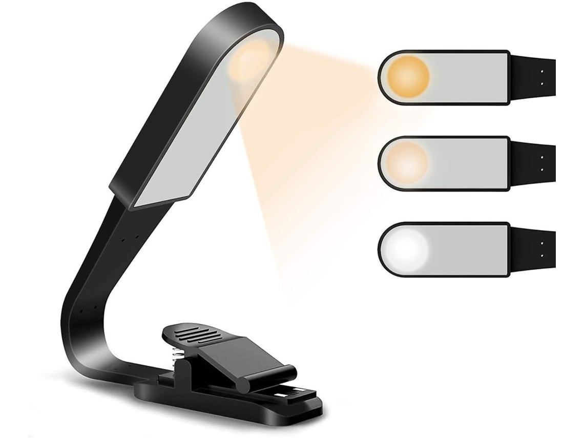 Lâmpada De Leitura Usb Recarregável Com Sensor De Toque.