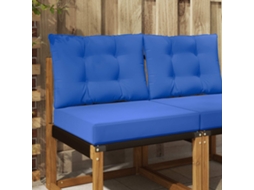 Vidaxl Almofada Para Sofá Externo Poliéster Azul Royal 60 X 50,5 Cm