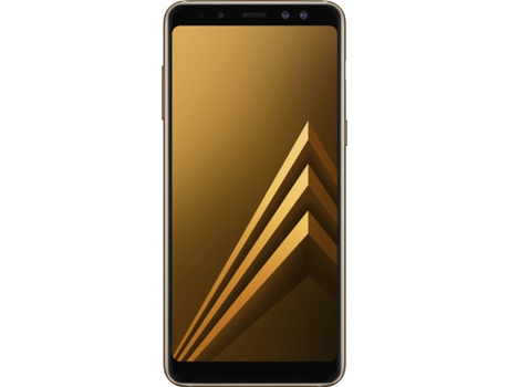 Smartphone SAMSUNG Galaxy A8 2018 32 GB Dourado — Android 7.1.1 | 5.6'' | Octa-Core | 4 GB RAM | Dual SIM