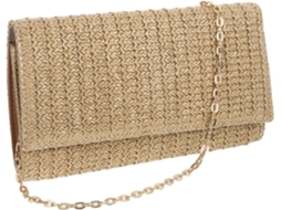 Bolsa De Palha Artificial Para O Verão, Carteira De Ombro Feminina, Pequena Bolsa De Praia Trançada Para A Noite.
