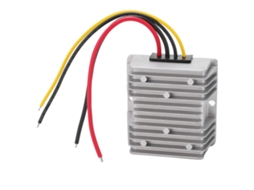 Conversor de tensão DC boost 12V para 24V, 10A, IP68